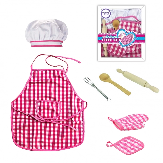 Woopie kleines kochset mit küchenschürze und küchenzubehör