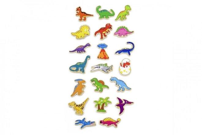 Holzmagnete Dinosaurier Set