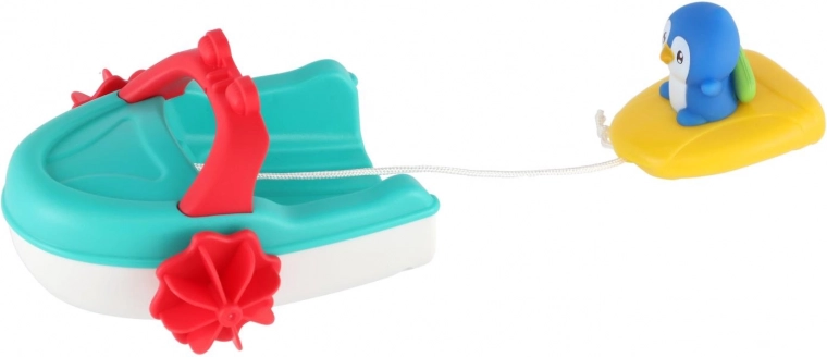 Fröhliche Farben und ein niedlicher Pinguin