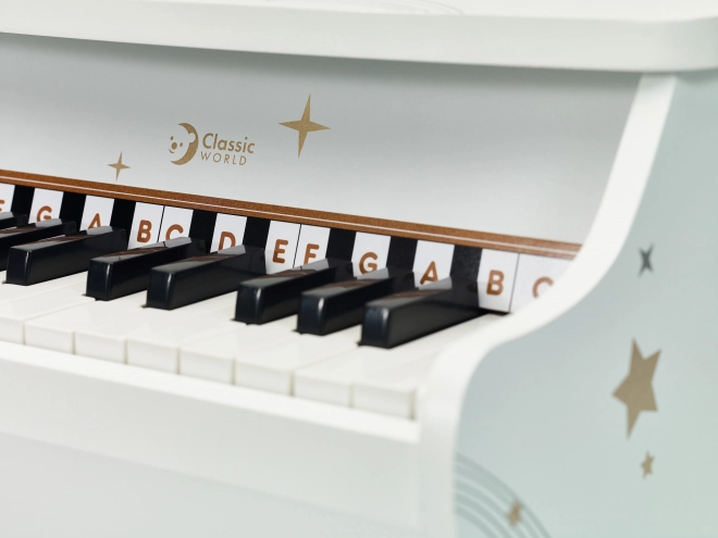 Klassisches Holzklavier für Kinder mit Lernbuch