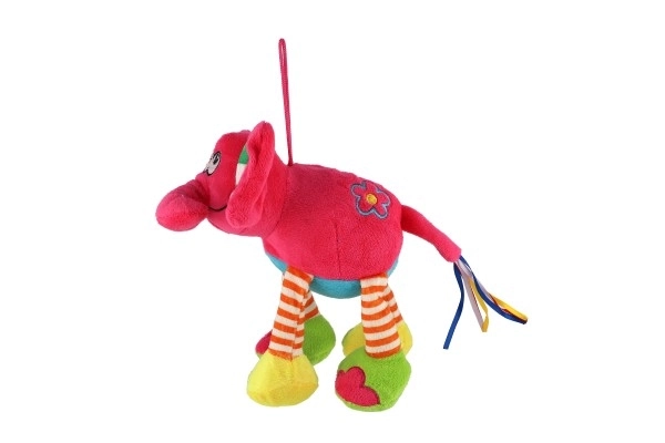 Bunter Plüschelefant 17 cm