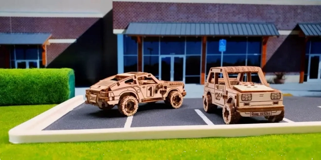 Holz 3D Puzzle Rallye-Wagen-Modell