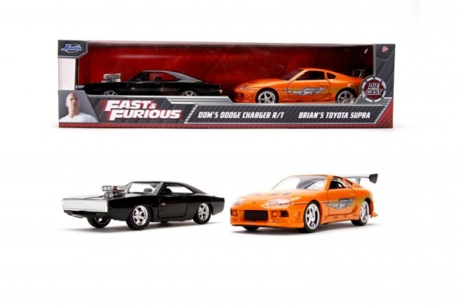 Fast & Furious Toyota Supra und Dodge Charger Doppelpack 1:32