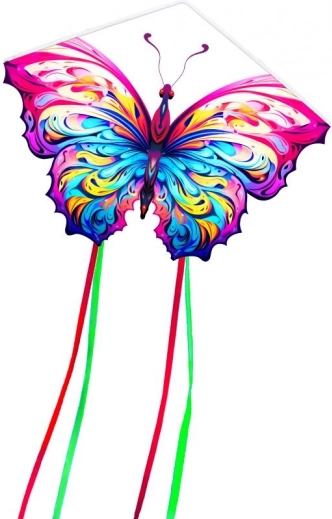 Fliegender Drachen Schmetterling Blau