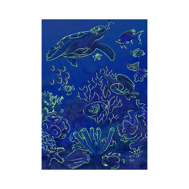 Puzzle Unterwasserwelt Neon