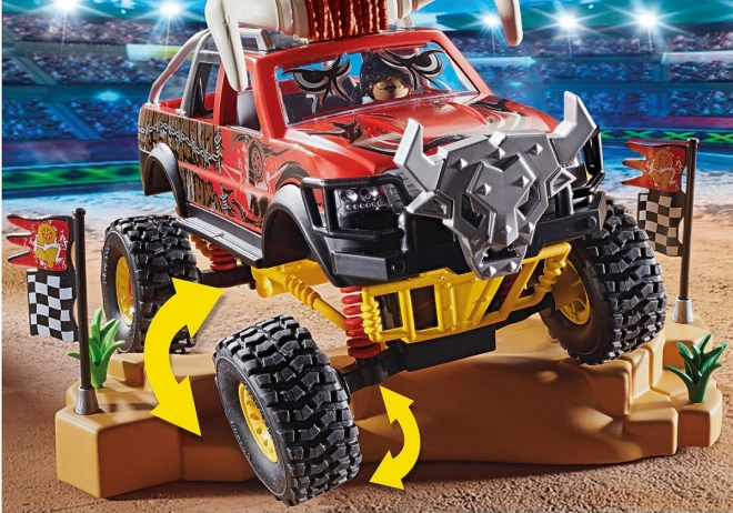 Playmobil Stunt Show Bull Monster Truck Rogacz Bauset