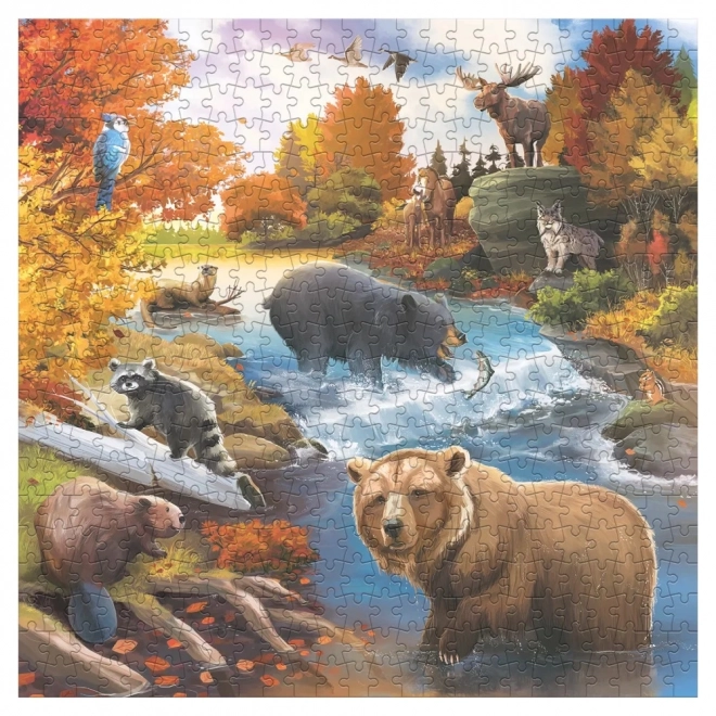 Magellan Puzzle-Set Dschungel, Blumen und Wildtiere des Nordens