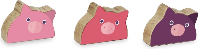 Niedliche Schweinchen-Figuren