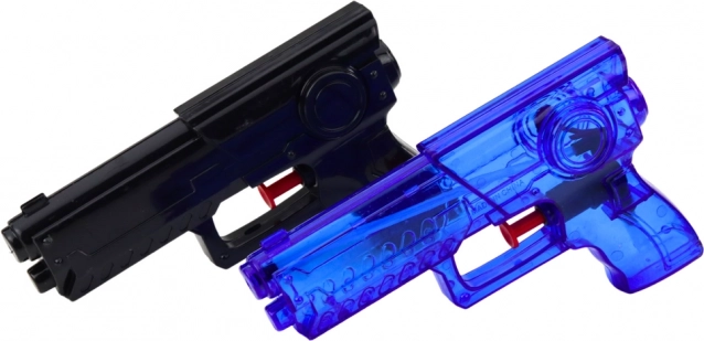 Satz von Wasserpistolen Polizei blau schwarz 2 Stk.