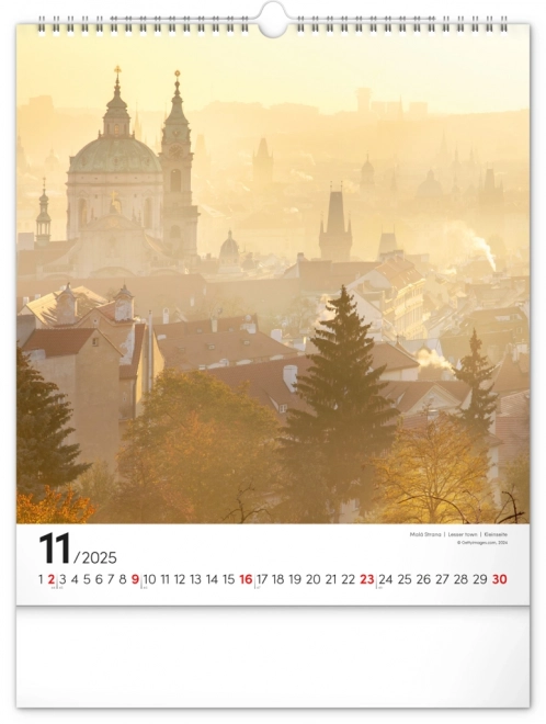 Wandkalender Prag 2025