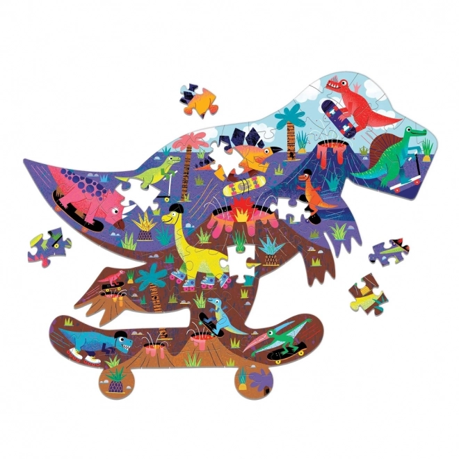 Mudpuppy Jurrasischer Skatepark Puzzle