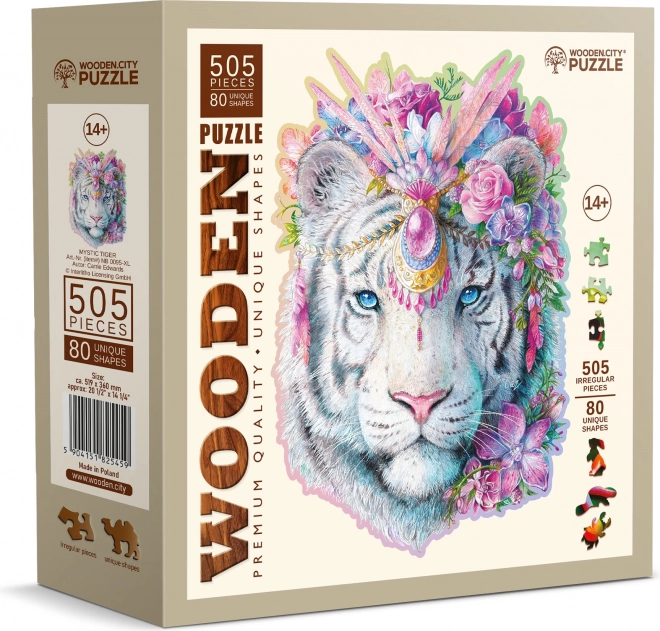 Holz-Puzzle Mystischer Tiger