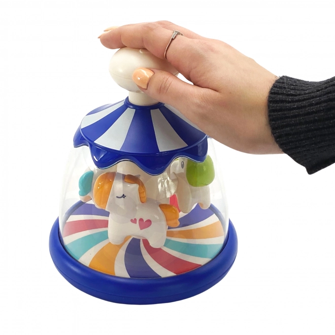 Bunter Kreisel mit Pferdchen von Woopie