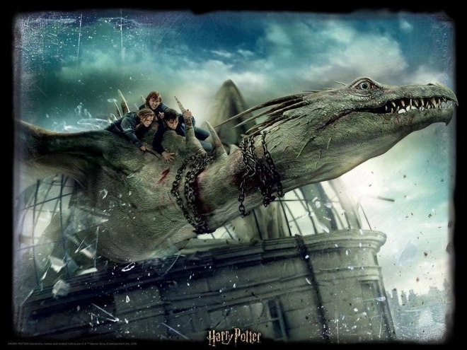 Harry Potter 3D Puzzle: Flucht aus der Gringotts Bank