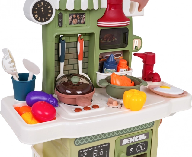 Funktionaler Wasserhahn mit fließendem Wasser