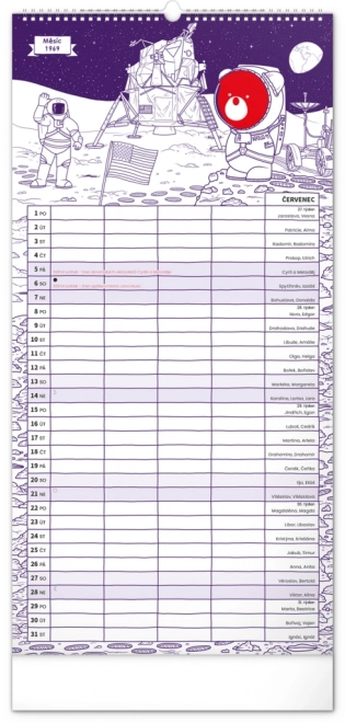 Familienplaner Kalender Teribear 2025