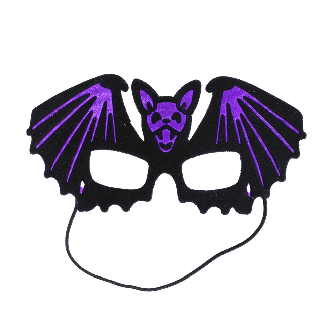 Stilvolle Maske mit Fledermaus