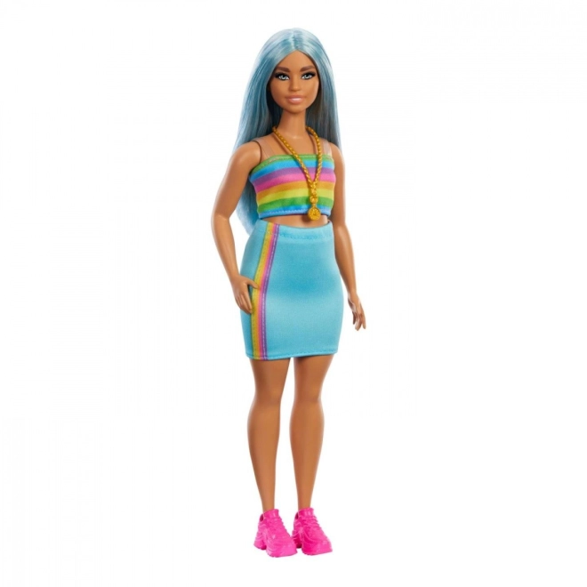Stylisches Regenbogen-Outfit