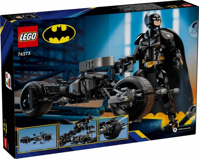 Batman™ und Bat-Pod Motorrad Baufigur