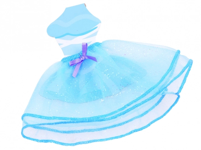 Anlily Ballerina Puppe in blauem Kleid