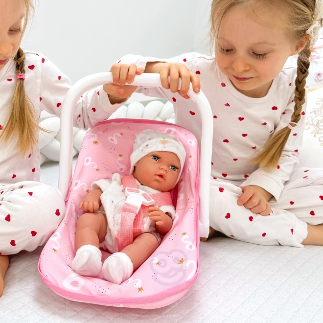 Woopie Baby-Puppe mit Tragesitz