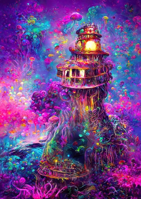 Enjoy Puzzle Unterwasser Leuchtturm 1000 Teile