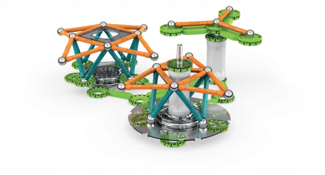 Geomag Mechanics Bewegliche Zahnräder Magnetische Bausteine