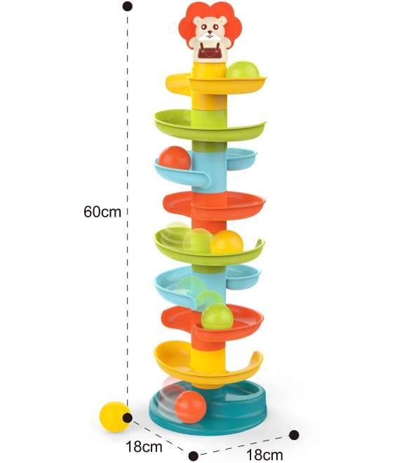 Woopie Kinder-Spielbahn für bunte Kugeln