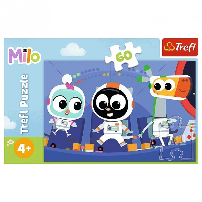 Puzzle 60 Teile Milo Katze Milo