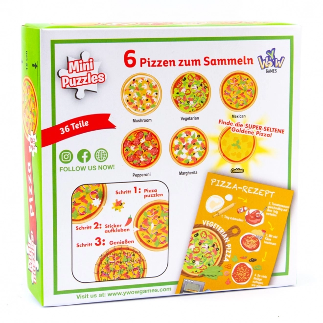 Kreis Puzzle Pizza 36 Teile