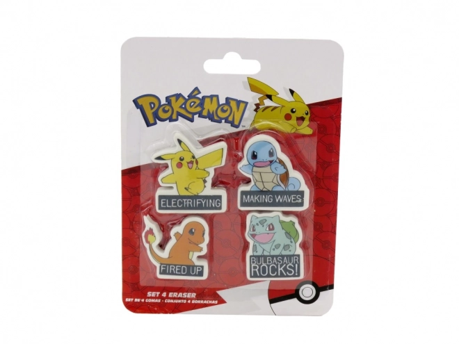 Pokémon Radiergummi Set