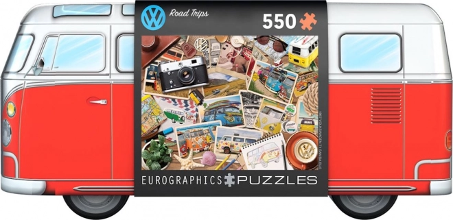 Volkswagen Road Trip Puzzle in Metallbox