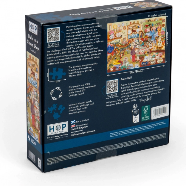 Puzzle Stiere im Porzellanladen 1000 Teile