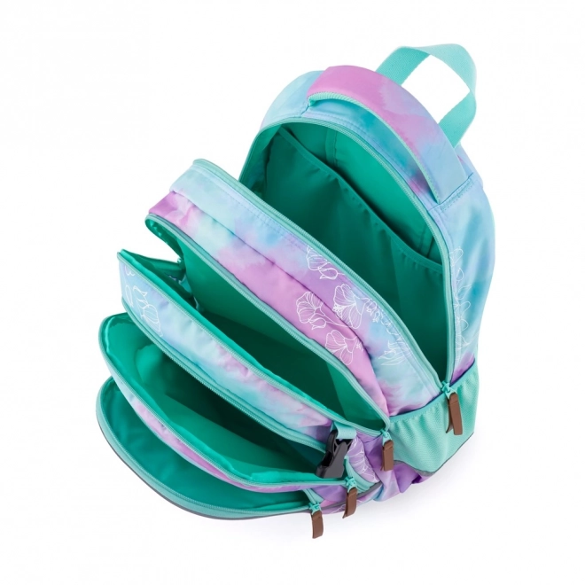 Schulrucksack OXY Scooler Blumen