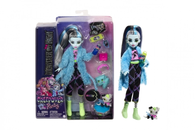 Monster High Pijamaparty-Puppe Frankie Stein