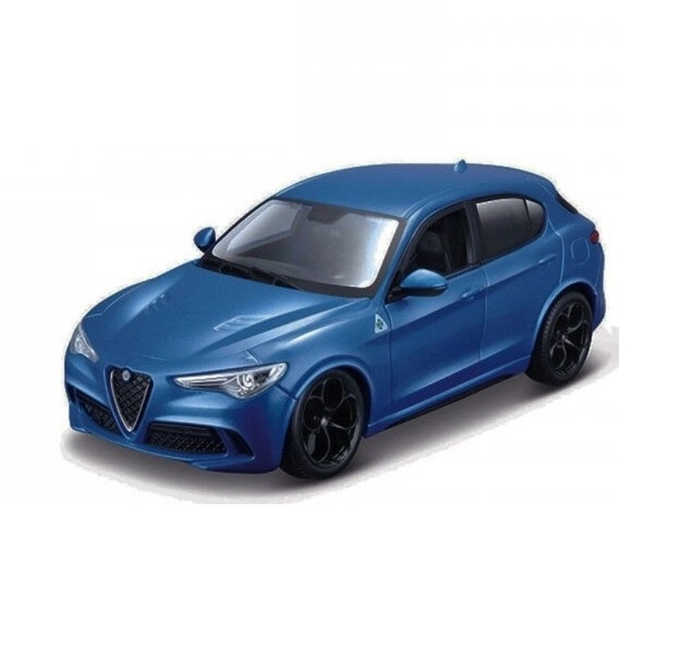 Metallmodell Alfa Romeo Stelvio Blau 1:24