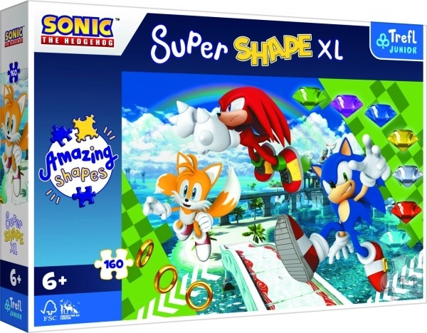 Puzzle Superform XL Glücklicher Sonic 160 Teile