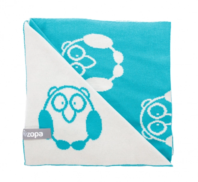 Babydecke Little Owl Mint