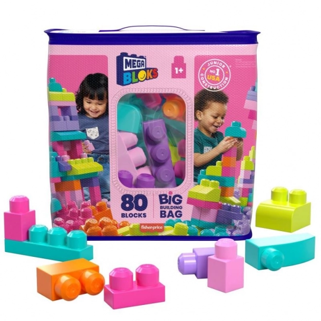 Mega Bloks Großer Beutel Bausteine - Rosa