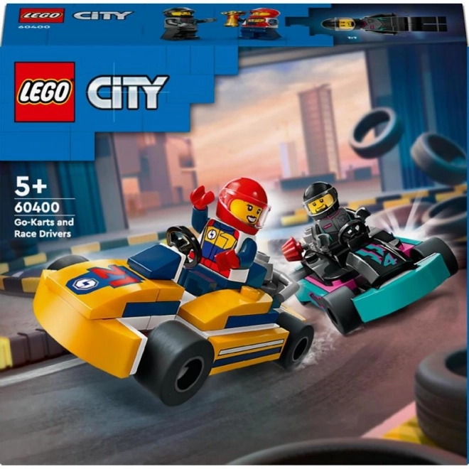 Lego City Gokarts und Rennfahrer