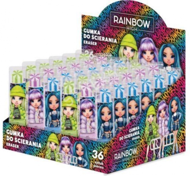 Bunter Radiergummi mit Duft Rainbow High