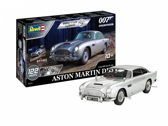 Geschenkset Aston Martin DB5 James Bond 007 Goldfinger Modellauto
