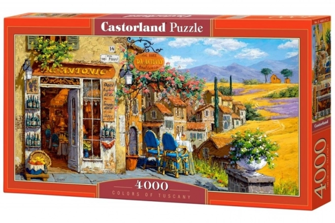 Puzzle mit toskanischen Farben