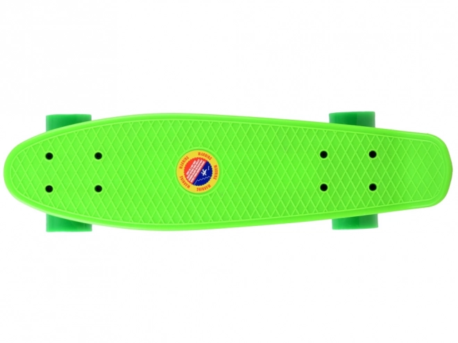 Farbenfrohe FISZKA Skateboard – Grün