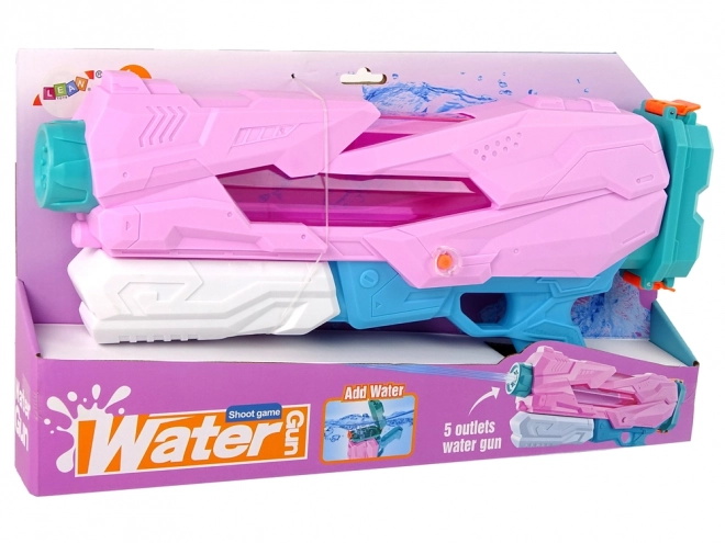 Wasserpistole mit 8 m Reichweite in Rosa