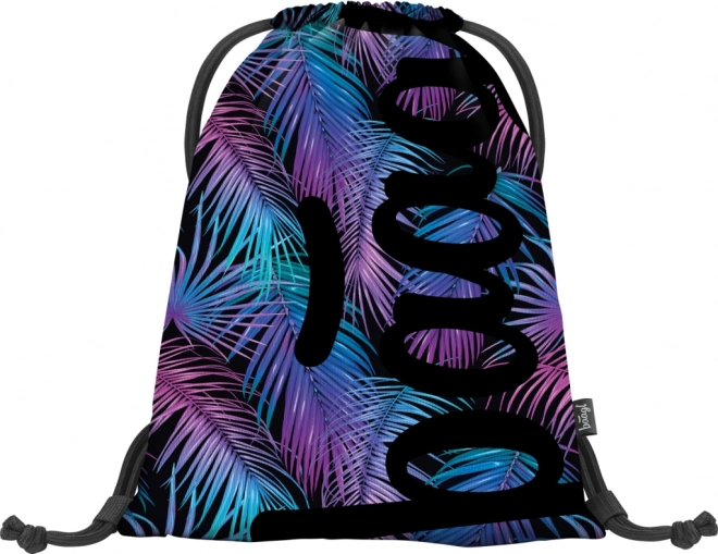 BAAGL 3 SET Core Palm: Rucksack, Mäppchen, Beutel