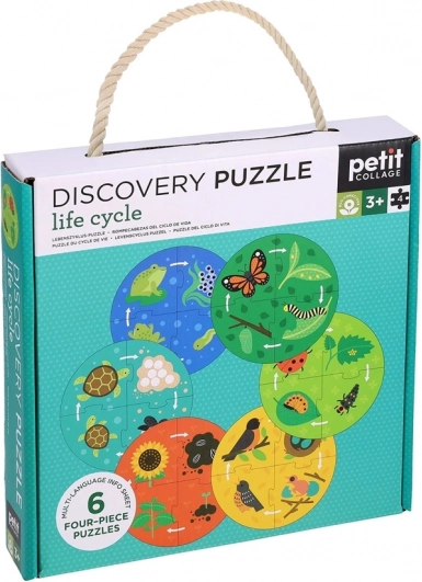 Petit Collage Puzzle Entdecker Lebenszyklus