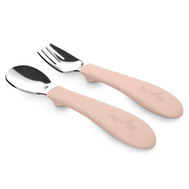 Kinderbesteck Set Löffel und Gabel English Rose