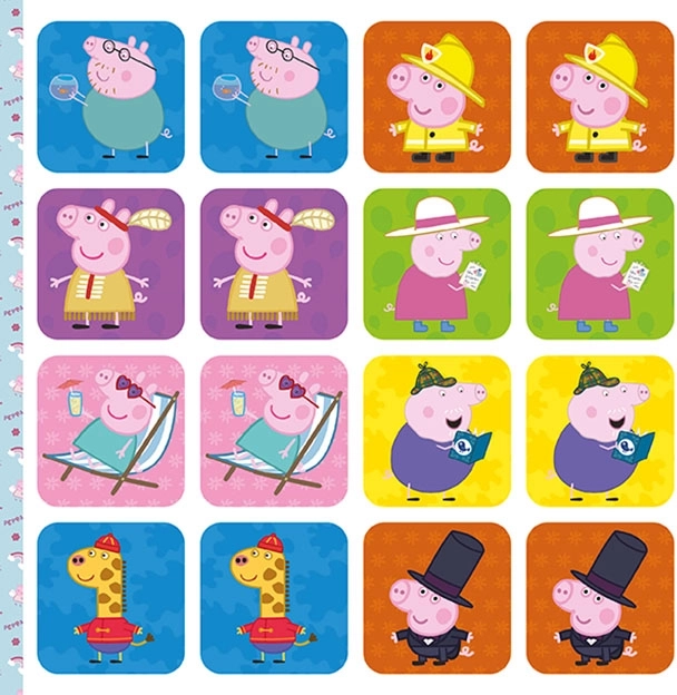 Pexeso im Heft Peppa Wutz