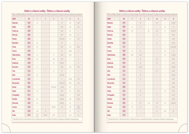 Tageskalender Vellum 2025 Schwarz